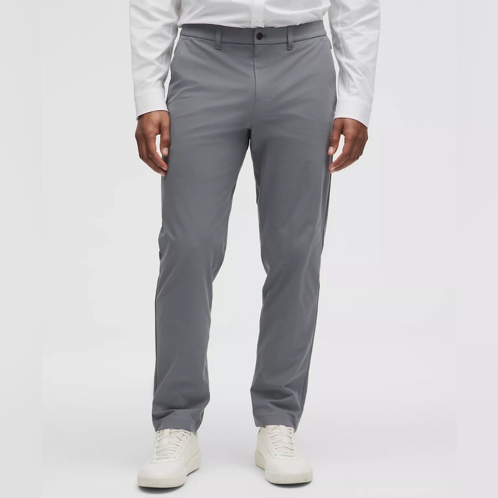 Lululemon ABC Classic Fit Trouser  Gray Athleisure Commuter Pants Men's 31 x 28